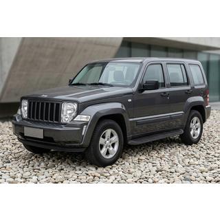 Bočné prahy Tayga Black (2 ks, hliník) Jeep Cherokee/Liberty 2007–2013 fotografia 1