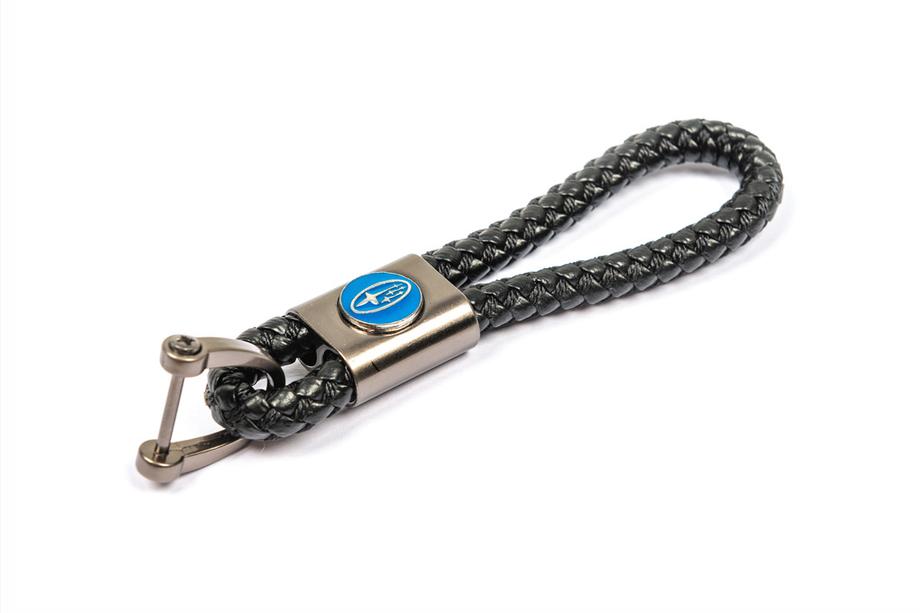 Subaru Kožený prívesok na kľúče V1 s logom Subaru Fotografia 2