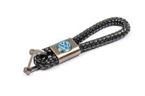 Volkswagen Kožený prívesok na kľúče V1 s logom Volkswagen fotografia 2