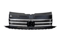 Volkswagen T6 2015–2024 Predná maska chladiča s chrómovou lištou (na emblém) fotografia 2