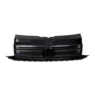 Predná maska lesklá čierna (pre emblém) Volkswagen T6 2015–2024 fotografia 2