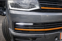 Volkswagen T6 2015–2024 DRL vložky do nárazníka (SportLine) fotografia 1