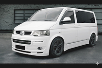 Volkswagen T5 2010–2015 Predný lip spoiler nárazníka ABT Original (na lakovanie) fotografia 1