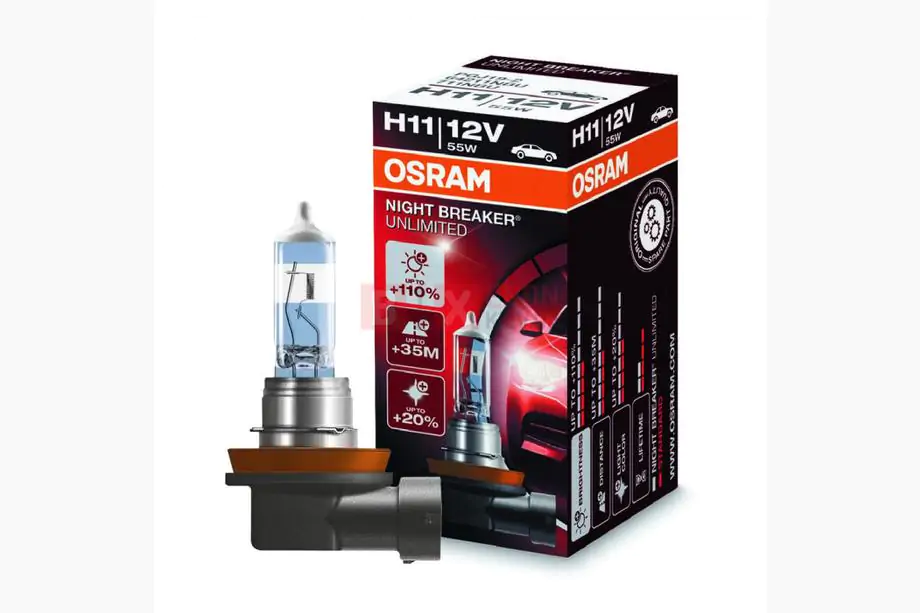 Osram H11 NightBreaker Unlimited 55W 64211NBU žiarovka do hlavného svetlometu Fotografia 1