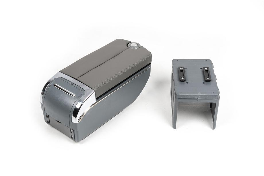 Univerzálna lakťová opierka s USB (sivá) Fotografia 1