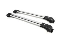 Uzamykateľné priečniky na bežné strešné relingy Skybar V1 (2 ks) do 140 cm, sivé fotografia 6