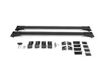 Uzamykateľné priečniky na bežné strešné relingy Skybar V1 (2 ks) do 140 cm, sivé fotografia 14