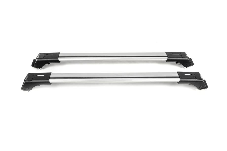 Uzamykateľné priečniky na bežné strešné relingy Skybar V1 (2 ks) do 140 cm, čierna Fotografia 4