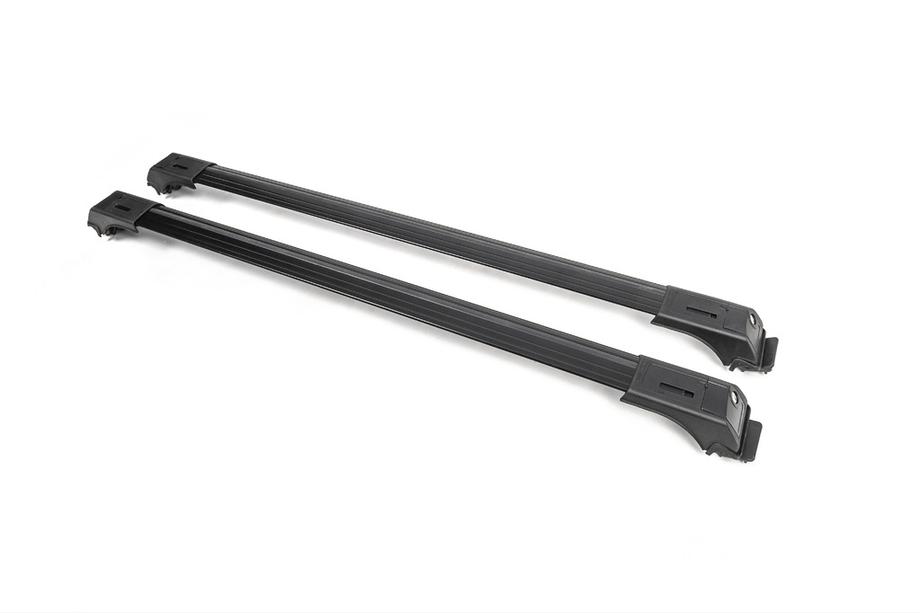 Uzamykateľné priečniky na bežné strešné relingy Skybar V1 (2 ks) do 140 cm, čierna Fotografia 19