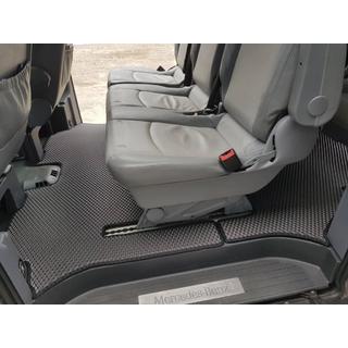 EVA V2 autokoberce (len osobný odber, kompletná sada do interiéru, čierne) Mercedes Viano 2004–2014 fotografia 3