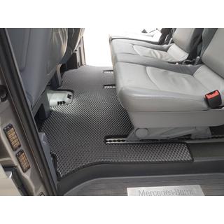 EVA V2 autokoberce (len osobný odber, kompletná sada do interiéru, čierne) Mercedes Viano 2004–2014 fotografia 4
