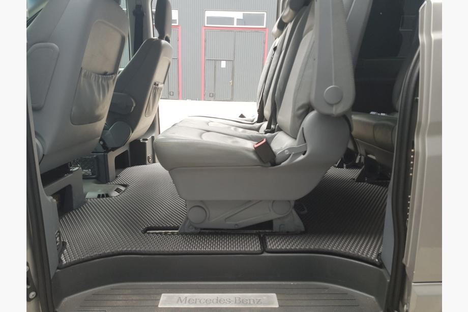 Mercedes Viano 2004–2014 EVA V2 autokoberce (len osobný odber, kompletná sada do interiéru, čierne) Fotografia 5