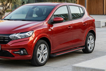 Dacia Sandero 2021– Bočné nášľapy Maya Red (2 ks., hliník) fotografia 1