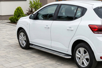 Dacia Sandero 2021– Bočné nášľapy Maydos V2 (2 ks, hliník) fotografia 1