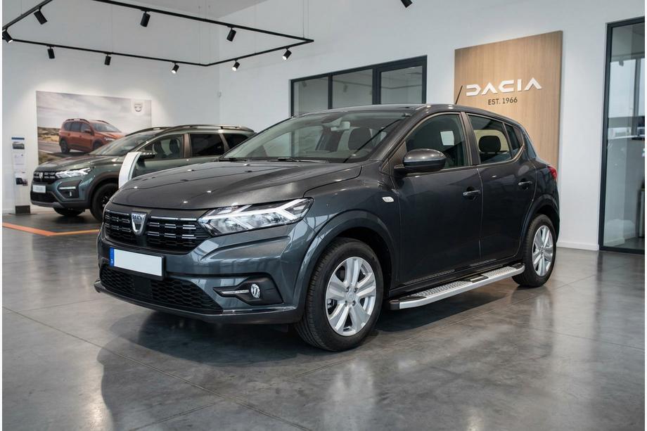 Dacia Sandero 2021– Mevsim Grey bočné nášľapy (2 ks, hliník) Fotografia 1