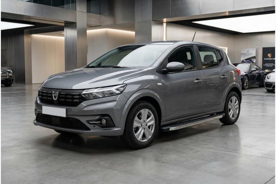 Dacia Sandero 2021– Bočné nášľapy BlackLine (2 ks, hliník) Image