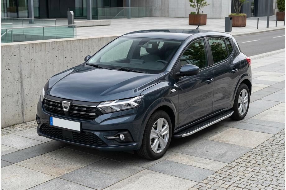 Dacia Sandero 2021– Bočné nášľapy Fullmond (2 ks, hliník) Fotografia 1