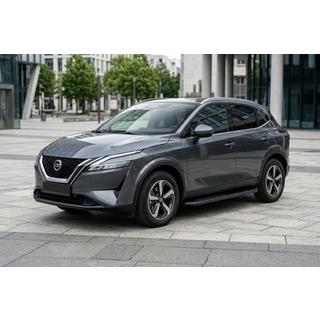 Bočné nášľapy Bosphorus Black (2 ks, hliník) Nissan Qashqai 2021– fotografia 1