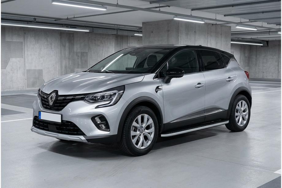 Renault Captur 2019– Bočné prahy Tayga Grey (2 ks, hliník) Image