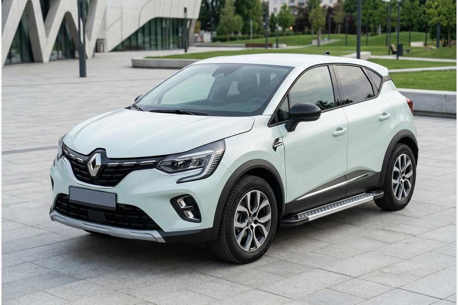 Renault Captur 2019– Bočné nášľapy Vision New Grey (2 ks, hliník) Image