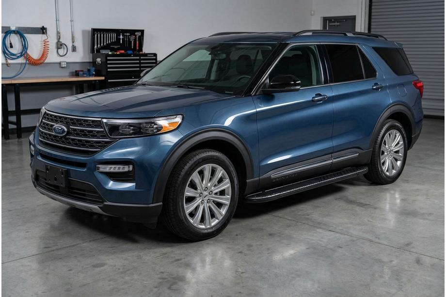 Ford Explorer 2019– Bočné nášľapy Bosphorus Black (2 ks, hliník) Image