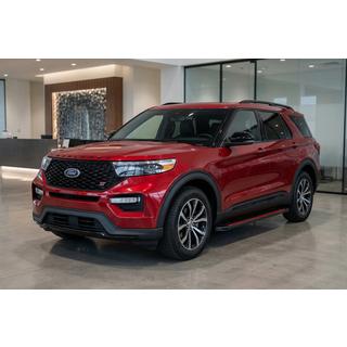 Bočné nášľapy Maya Red (2 ks., hliník) Ford Explorer 2019– fotografia 1