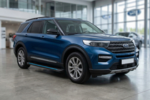 Ford Explorer 2019– Bočné nášľapy Maya Blue (2 ks, hliník) fotografia 1