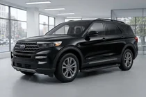Ford Explorer 2019– Bočné nášľapy Allmond Black (2 ks, hliník) fotografia 1