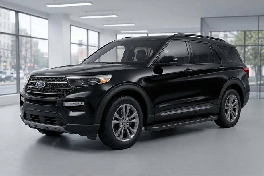 Ford Explorer 2019– Bočné nášľapy Allmond Black (2 ks, hliník) Image