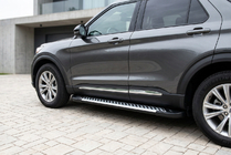 Ford Explorer 2019– Bočné prahy Line (2 ks, hliník) fotografia 1