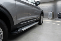 Ford Explorer 2019– Bočné nášľapy Vision New Grey (2 ks, hliník) fotografia 1