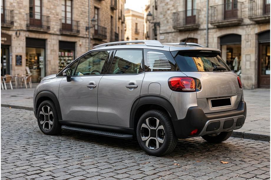 Citroen C-3 Aircross 2017–2024 Bočné prahy Tayga Black (2 ks, hliník) Fotografia 1