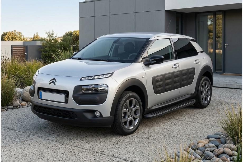 Citroen Cactus 2014–2020 Bočné prahy Tayga Black (2 ks, hliník) Fotografia 1
