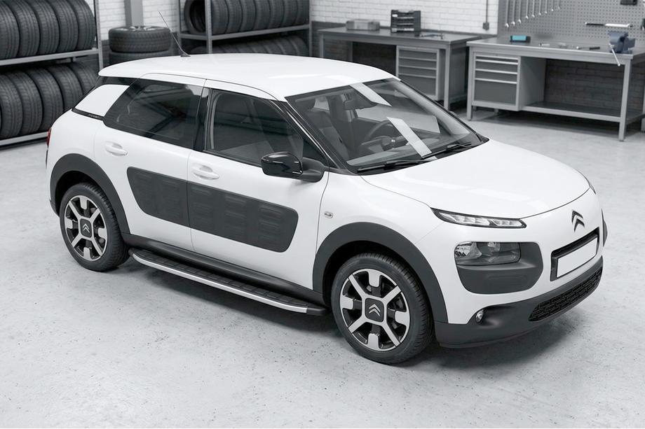 Citroen Cactus 2014–2020 Bočné nášľapy Fullmond (2 ks, hliník) Image