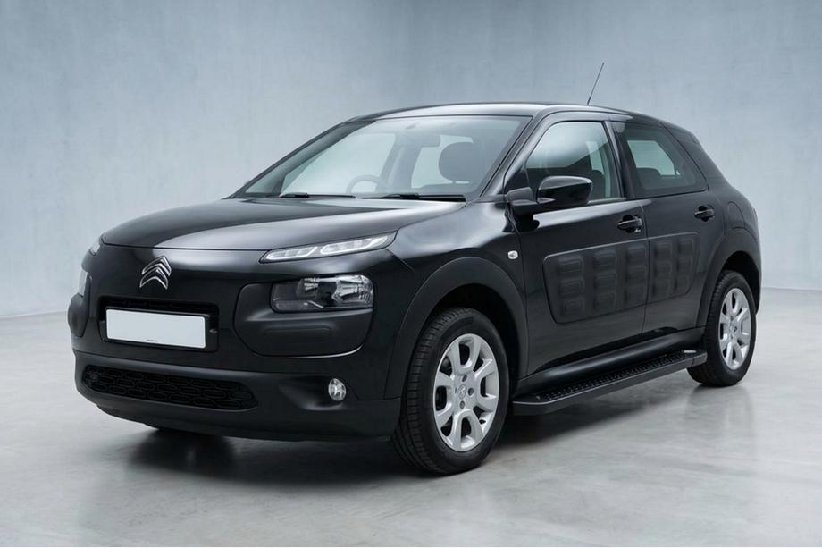 Citroen Cactus 2014–2020 Bočné nášľapy Allmond Black (2 ks, hliník) Image