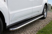 Volkswagen Caddy 2020– Bočné prahy Maydos V1 (2 ks, hliník ↗ nehrdzavejúca oceľ) fotografia 1
