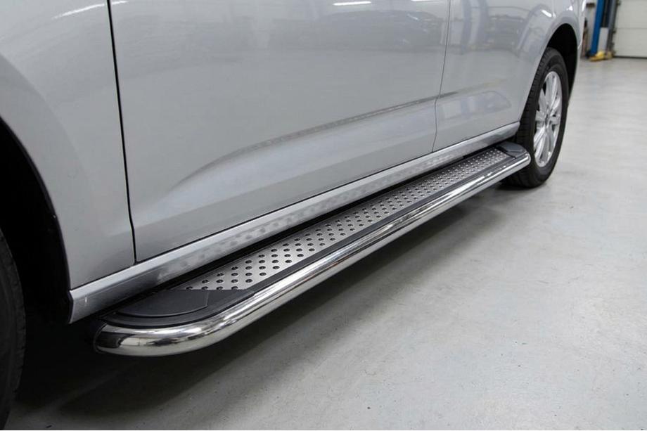 Volkswagen Caddy 2020– Bočné prahy Maydos V2 (2 ks, hliník / nehrdzavejúca oceľ) Image