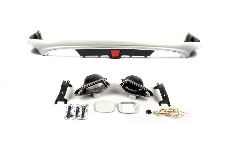 Toyota Land Cruiser 200 2007–2021 Zadný difúzor 2012-2016 (biely) Image