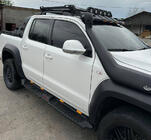 Volkswagen Amarok 2010–2022 Bočné prahy Dakar V2 s LED (2 ks, kov) fotografia 5