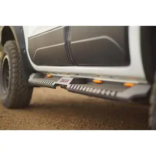 Bočné prahy Dakar V2 s LED (2 ks, kov)