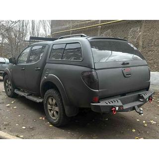 Bočné prahy Dakar V2 s LED (2 ks, kov) Mitsubishi L200 2006–2015 fotografia 3