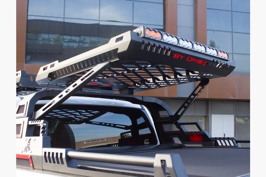 Mitsubishi L200 2006–2015 Košík na rolbar Dakar (100x100 cm) Fotografia 10