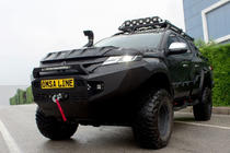 Mitsubishi L200 2015–2024 Predný nárazník s ochranou motora Dakar (2019+) fotografia 1