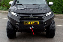 Mitsubishi L200 2015–2024 Predný nárazník s ochranou motora Dakar (2019+) fotografia 2