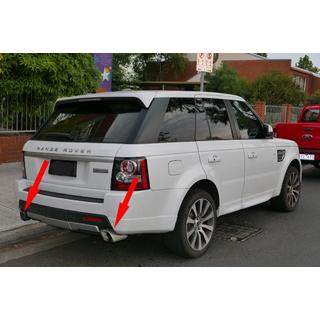 Koncovky výfuku V2 (2 ks, nerez) Range Rover Sport 2005–2013 fotografia 1