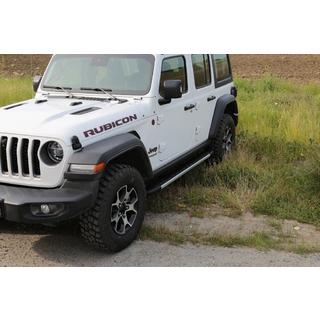 Bočné nášľapy Duru (2 ks, hliník) Jeep Wrangler 2018– fotografia 1