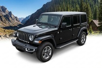 Jeep Wrangler 2018– Bočné nášľapy Maya V1 (2 ks, hliník) fotografia 1