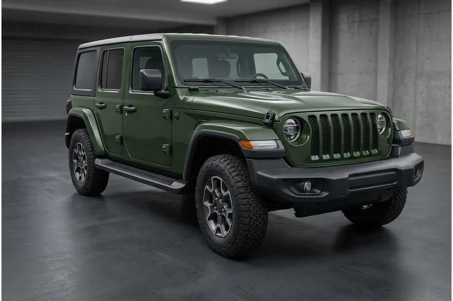 Jeep Wrangler 2018– Bočné nášľapy Allmond Black (2 ks, hliník) Image
