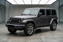 Jeep Wrangler 2018– Bočné nášľapy BlackLine (2 ks, hliník) fotografia 1