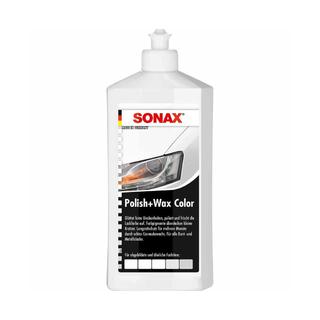 Sonax NanoPro farebná leštenka s voskom, biela, 250 ml fotografia 1
